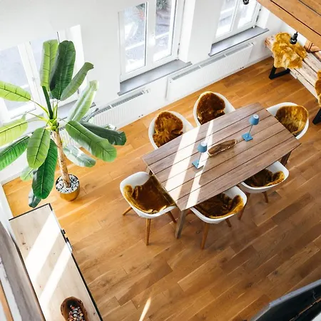 Heimatel - Luxury Penthouse Loft Apartment Ravensburg Exterior photo